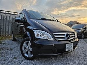 MERCEDES-BENZ VIANO Black TWIN ELECTRIC SUNROOF V350 VITO 3.5L PETROL 7 SEATER LEATHER AUTO MPV