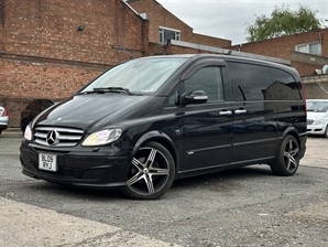 2009 MERCEDES-BENZ VIANO Black V350 VIANO VITO 3.5 PETROL AUTOMATIC MPV LEATHER 7 SEATER ULEZ TOWBAR